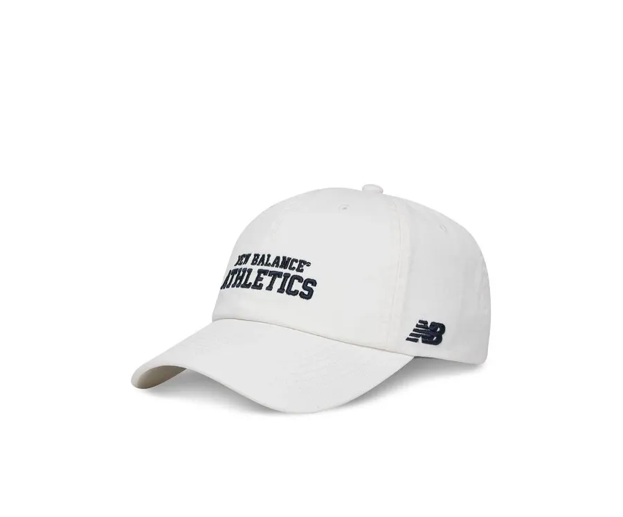obrazek 1 New Balance Czapka z daszkiem LAH51014SST Biały