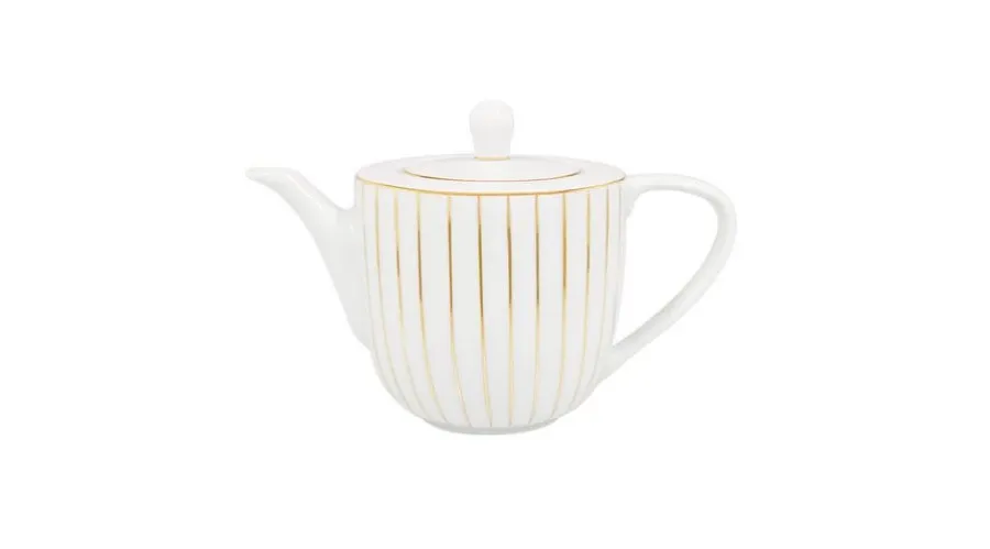 obrazek 1 Cudowny dzbanek porcelanowy ze złotymi zdobieniami do herbaty