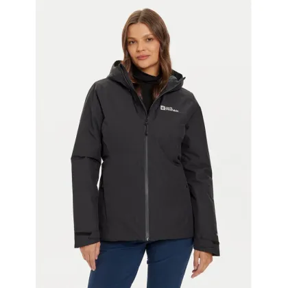 Zdjęcie Jack Wolfskin Kurtka przeciwdeszczowa Wisper Ins A61893 Czarny Regular Fit