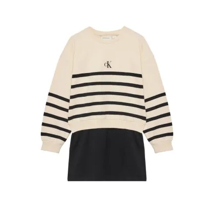 Zdjęcie Calvin Klein Jeans Sukienka dzianinowa IG0IG02963 D Beżowy Relaxed Fit