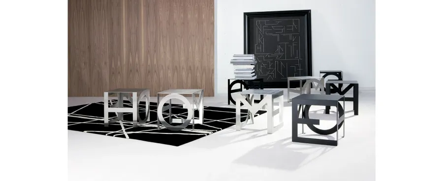 obrazek 1 Oryginalny, designerski, metalowy stolik do salonu - Casadesus
