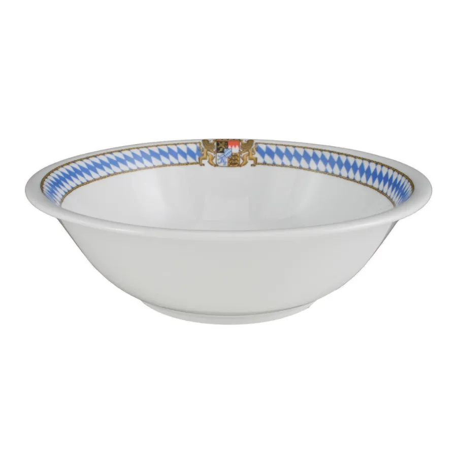 obrazek 1 Miska z porcelany 23 cm zdobiona oryginalnym bawarskim ornamentem - Seltmann Weiden