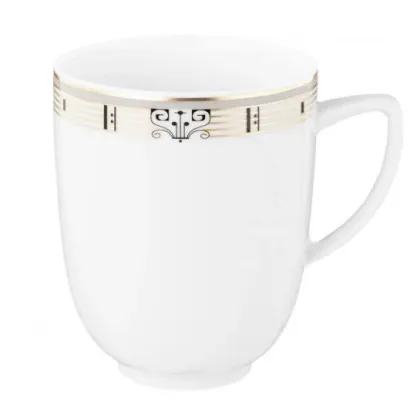 Zdjęcie Prestiżowy piękny porcelanowy kubek o subtelnym zdobieniu – Tettau
