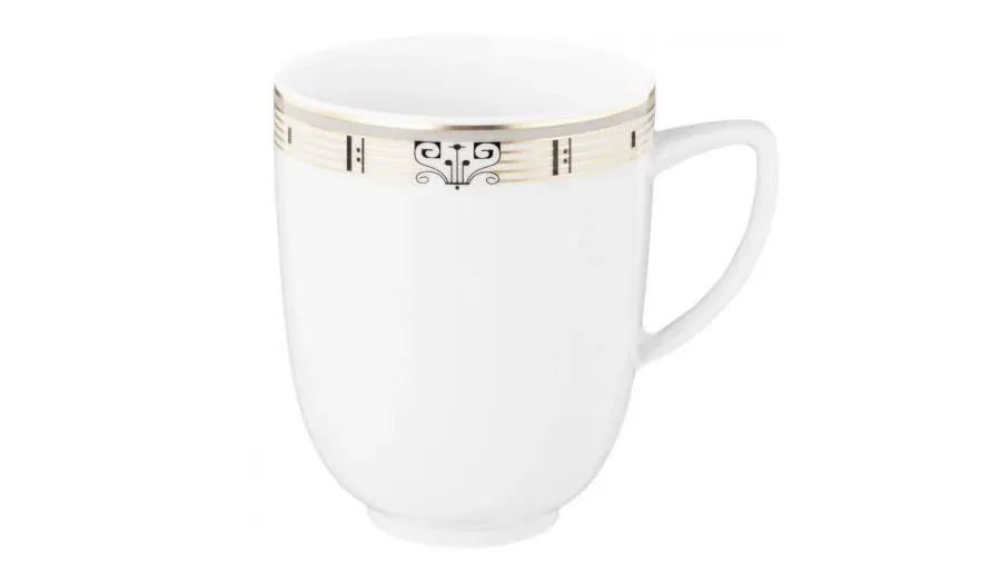 obrazek 1 Prestiżowy piękny porcelanowy kubek o subtelnym zdobieniu – Tettau