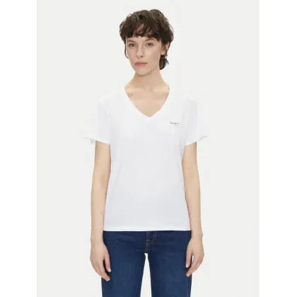 Zdjęcie Pepe Jeans T-Shirt Macy PL506051 Biały Regular Fit