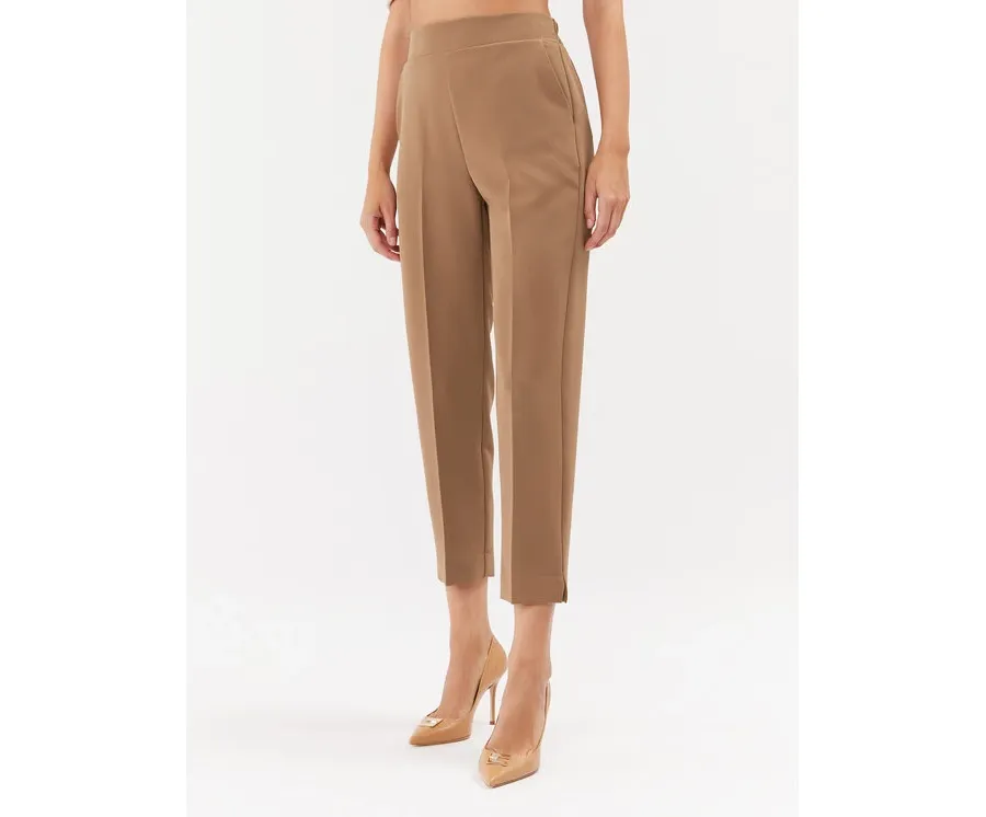 obrazek 1 Maryley Spodnie materiałowe 23IB616/41AL Brązowy Regular Fit