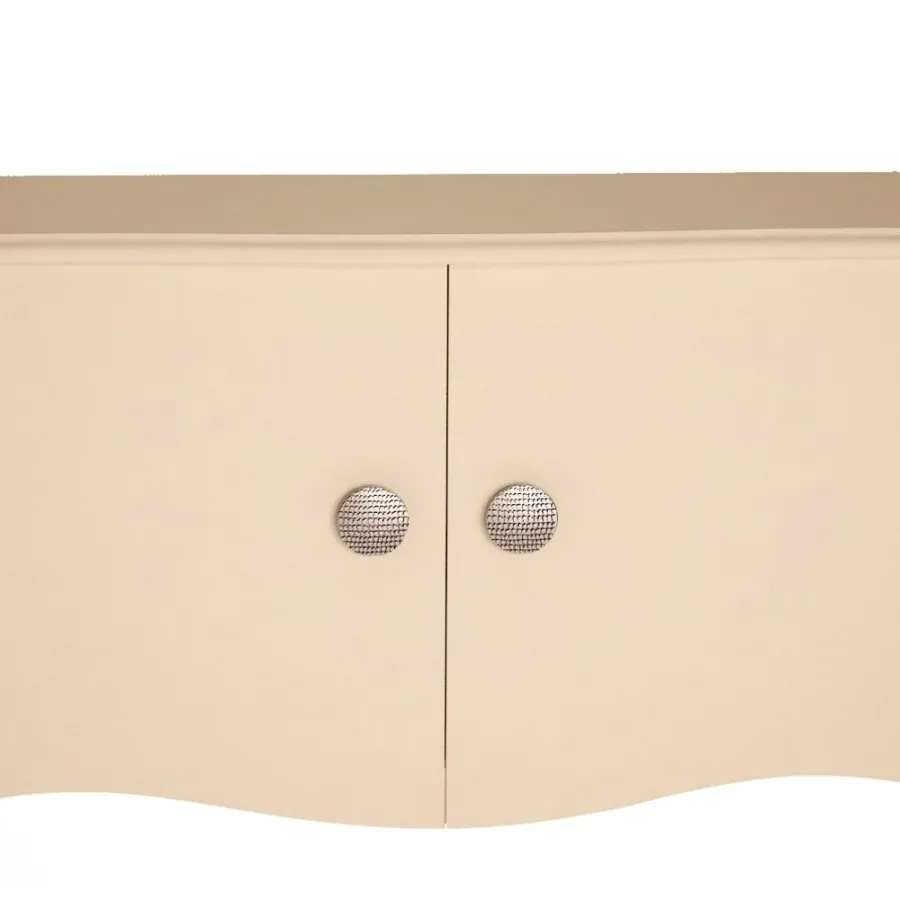 obrazek 2 Dwudrzwiowa komoda z litego drewna H.91xL.142xP.56 cm