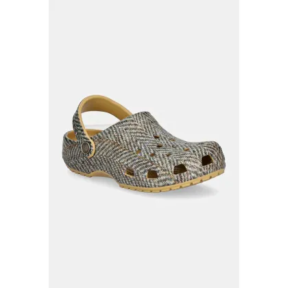 Zdjęcie Crocs klapki Crocsclassic Tweed Clog damskie kolor beżowy 210403
