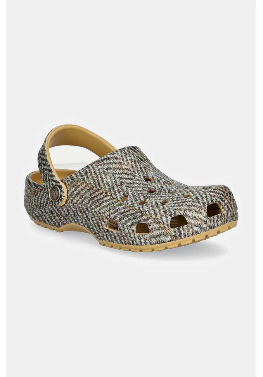 obrazek 1 Crocs klapki Crocsclassic Tweed Clog damskie kolor beżowy 210403