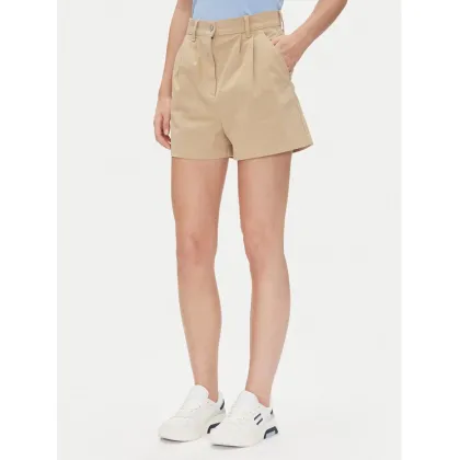 Zdjęcie Tommy Jeans Szorty materiałowe Claire DW0DW21643 Beżowy Regular Fit