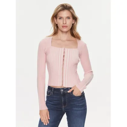 Zdjęcie Guess Kardigan Allie W4RR43 Z2YN2 Różowy Slim Fit