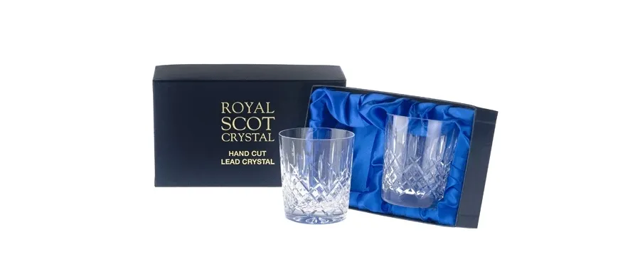 picture 1 Royal Scot Crystal Whisky Tumblers London 2 p.