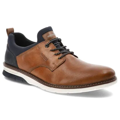 Zdjęcie Brązowe Półbuty Rieker Stylowe Buty Męskie