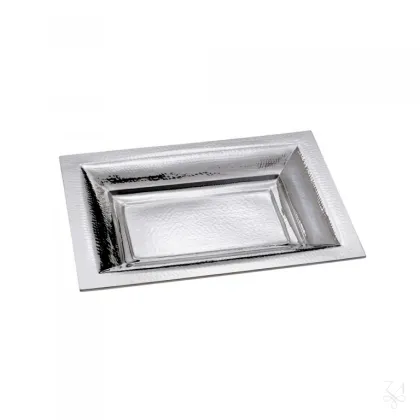 Picture Stylish modern silver Cardinale basket - Zaramella Argenti