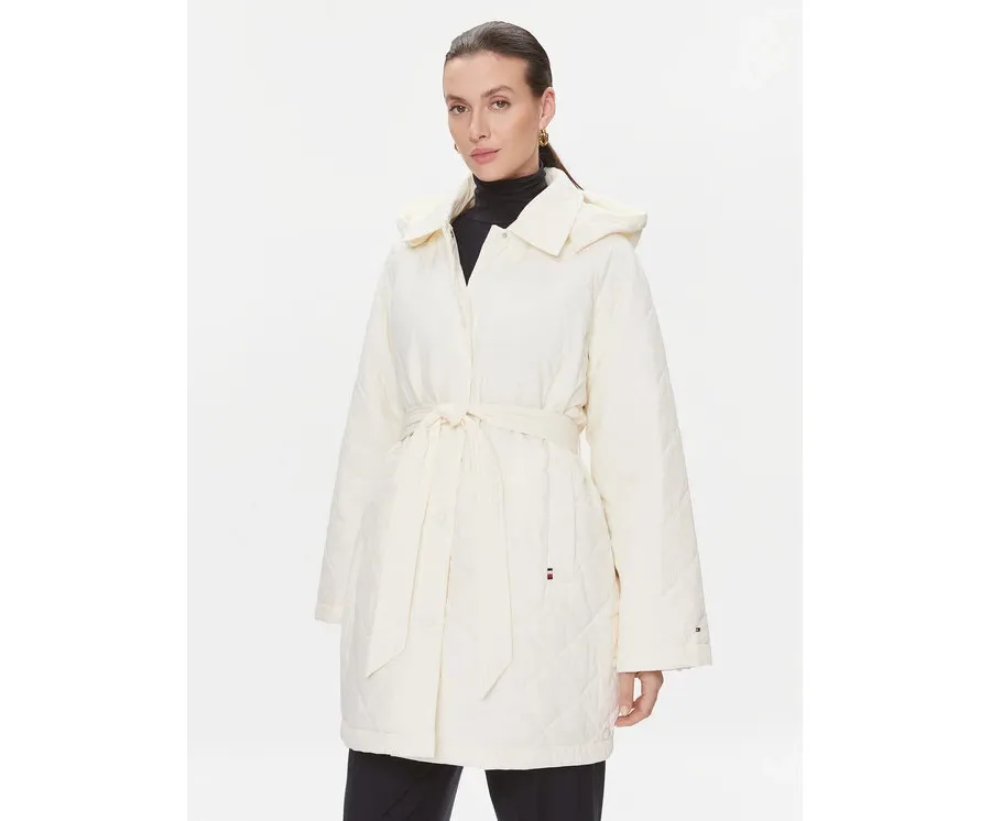obrazek 1 Tommy Hilfiger Płaszcz przejściowy WW0WW40469 Beżowy Relaxed Fit