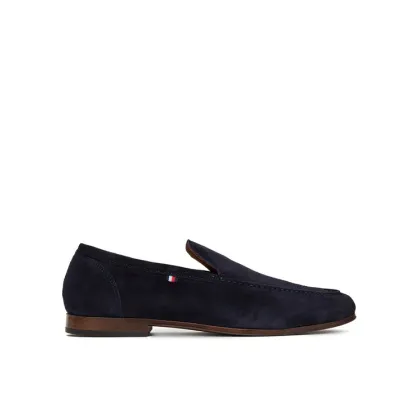 Zdjęcie Tommy Hilfiger Półbuty Hilfiger Flexible Suede Loafer FM0FM05496 Granatowy