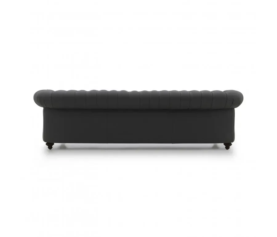 obrazek 2 Wygodna skórzana sofa w stylu Chesterfield - Sevensedie