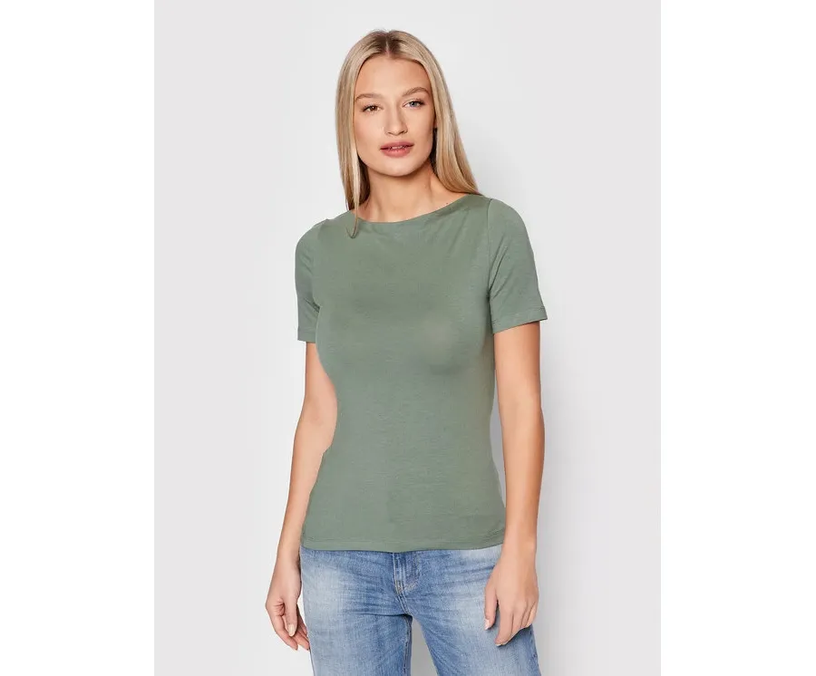 obrazek 1 Vero Moda T-Shirt Panda 10231753 Zielony Regular Fit