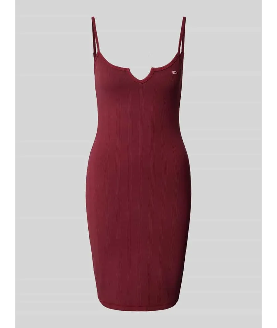 obrazek 1 Sukienka mini z prążkowaniem