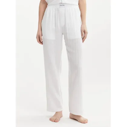 Zdjęcie Calvin Klein Underwear Spodnie materiałowe 000QS7140E Biały Relaxed Fit