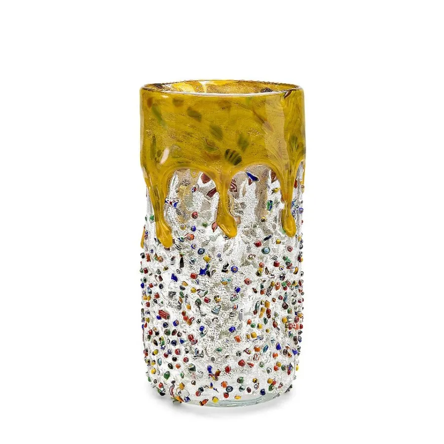 obrazek 1 Artystyczny wazon z kolorowego szkła murano (25 cm)