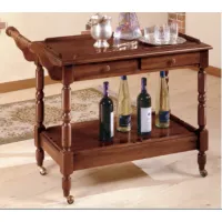 Picture Rolled food trolley, 2 drawers from Italy - Fratelli Mirandola