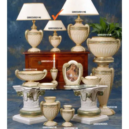 Zdjęcie Średnia ceramiczna lampa do salonu