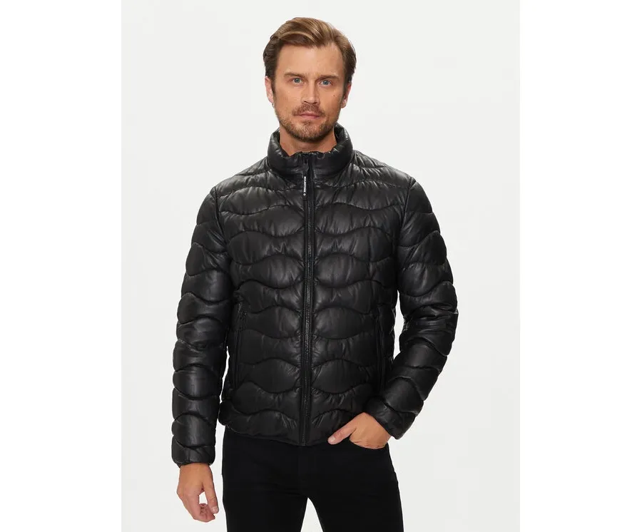 obrazek 1 Milestone Kurtka skórzana Roger 431040 60500 Czarny Regular Fit