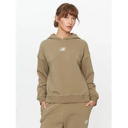 Zdjęcie New Balance Bluza Essentials French Terry Hoodie WT33512 Zielony Regular Fit