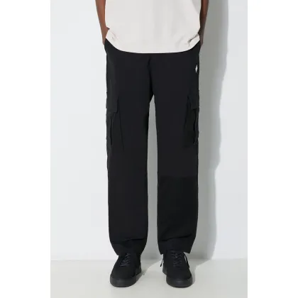 Zdjęcie Marcelo Burlon spodnie Cross Cotton Cargo męskie kolor czarny w fasonie cargo CMCF014S24FAB0011001