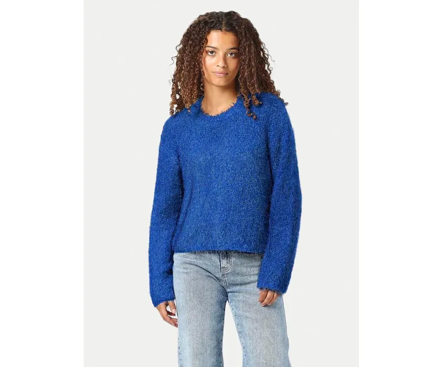 obrazek 1 Noisy May Sweter Sassy 27029424 Niebieski Relaxed Fit