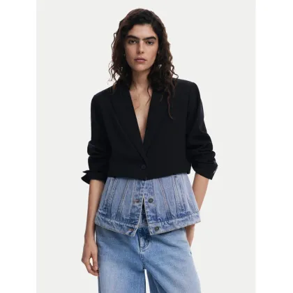 Zdjęcie Desigual Marynarka 25SWEW28 Czarny Regular Fit