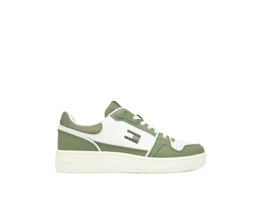 obrazek 1 Tommy Jeans Sneakersy Tjm Retro Basket EM0EM01610 Biały
