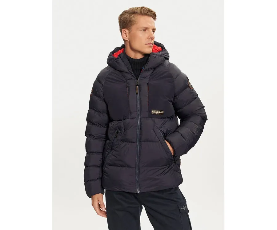 obrazek 1 Napapijri Kurtka zimowa Moesa NP0A4I1R Granatowy Regular Fit