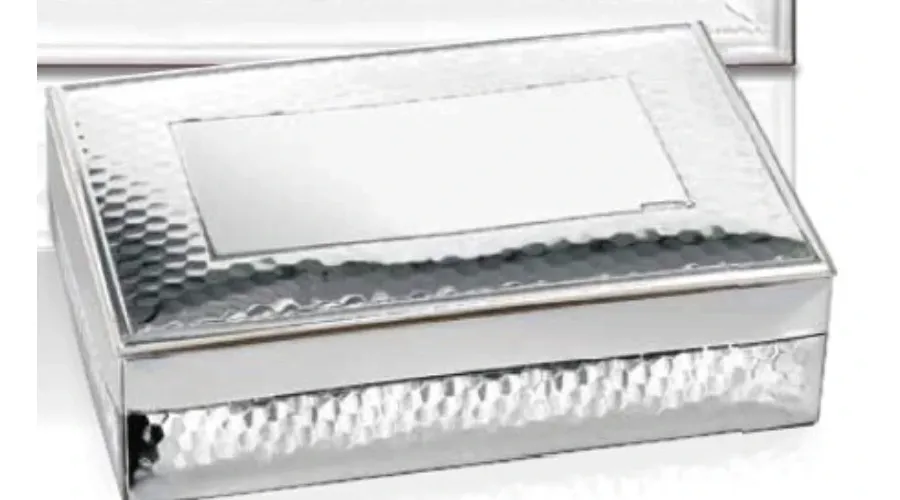 obrazek 1 Ekskluzywne srebrne pudełko 13х18х4 cm