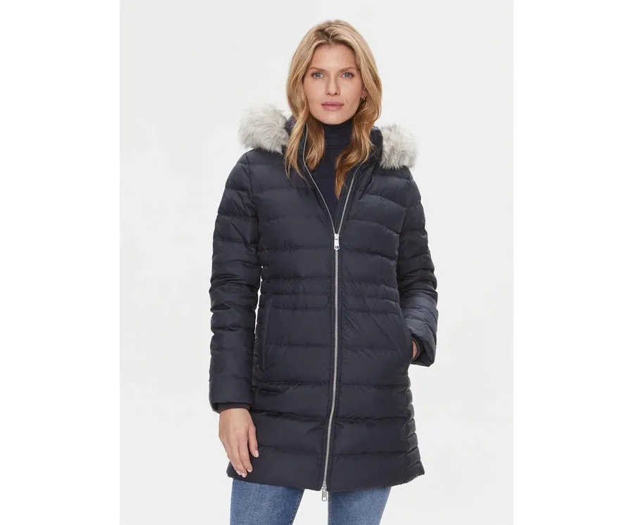 obrazek 1 Tommy Hilfiger Kurtka puchowa Tyra WW0WW39747 Granatowy Regular Fit