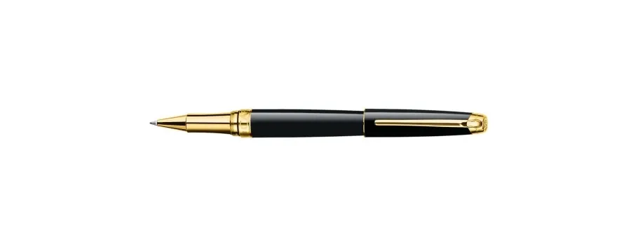picture 2  Léman Roller Pen - Ebony Black Gold