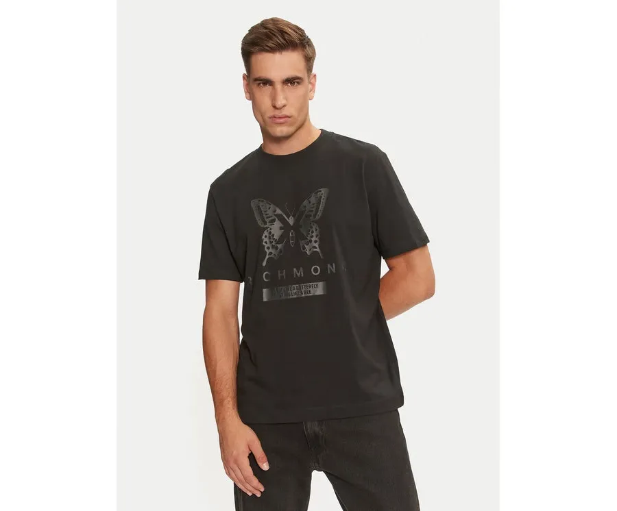 obrazek 1 Richmond X T-Shirt Garon UMA24067TS Czarny Regular Fit