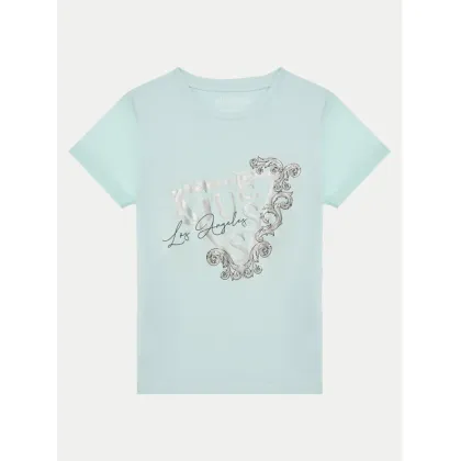 Zdjęcie Guess T-Shirt J5RI35 K6YW4 Błękitny Regular Fit