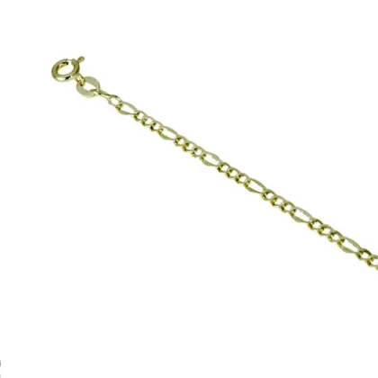 Zdjęcie Luksusowy satynowo-błyszczący łańcuszek dla dzieci 14 cm