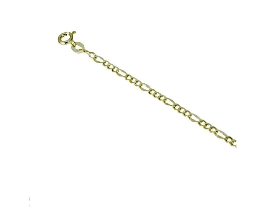obrazek 1 Luksusowy satynowo-błyszczący łańcuszek dla dzieci 14 cm