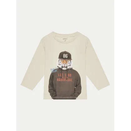 Zdjęcie NAME IT Bluzka 13233694 Beżowy Relaxed Fit