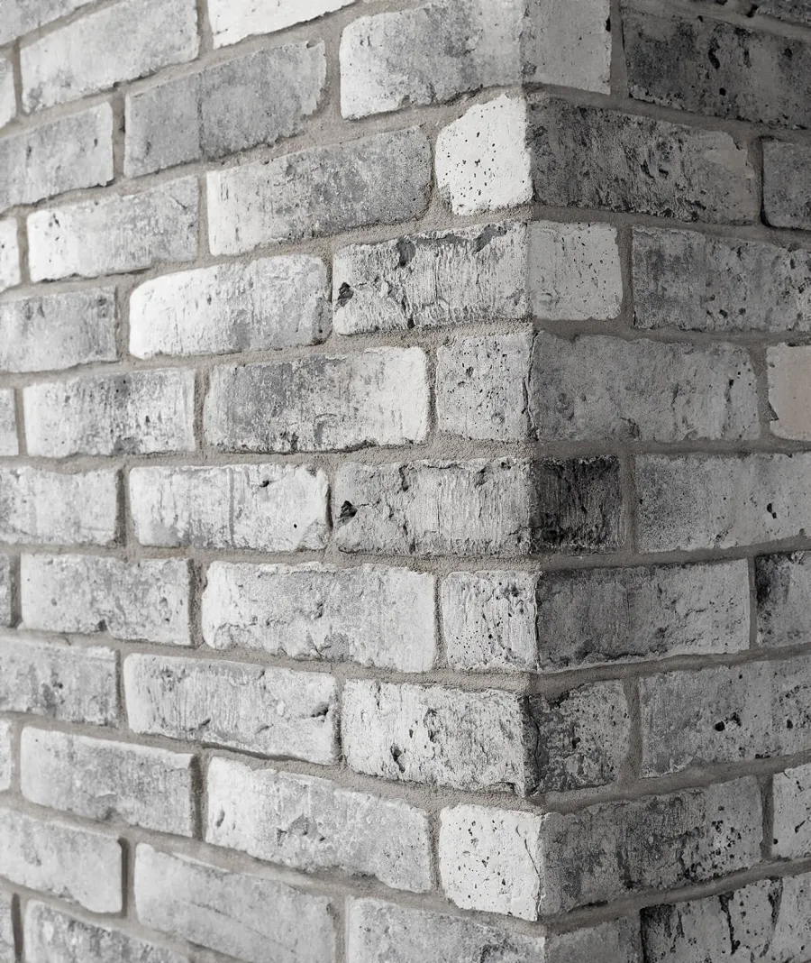 obrazek 1 19x6,5x8,5 cm DS - (V1 szary narożnik) - cegła betonowa na ścianę