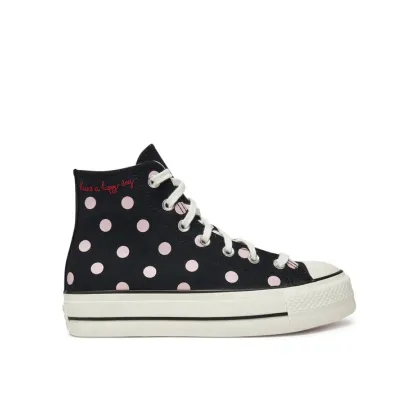 Zdjęcie Converse Trampki Chuck Taylor All Star Lift Platform Polka Dots A10688C Czarny