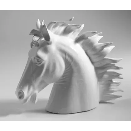 Picture Decorative white horse figurine - Il Gattopardo