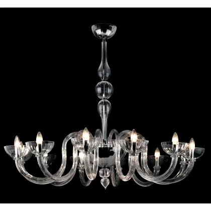 Picture Italian exclusive chandelier for the living room made of Murano glass - Lucevetro