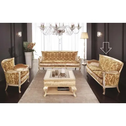 Zdjęcie Antyczna elegancka dwuosobowa sofa do salonu - Morello Gianpaolo