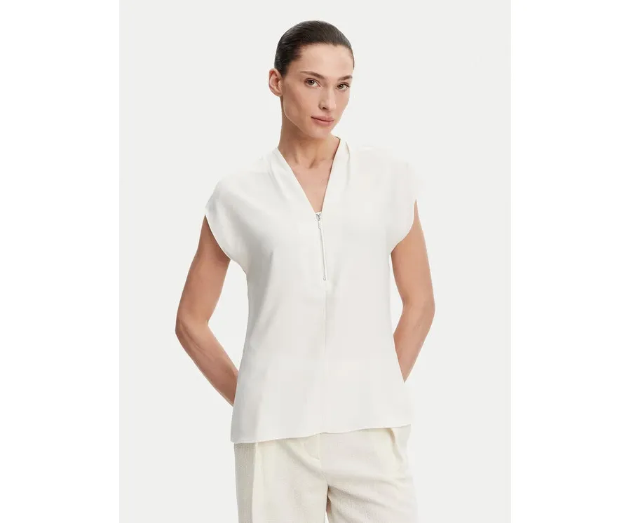 obrazek 1 Calvin Klein Bluzka K20K208188 Biały Regular Fit