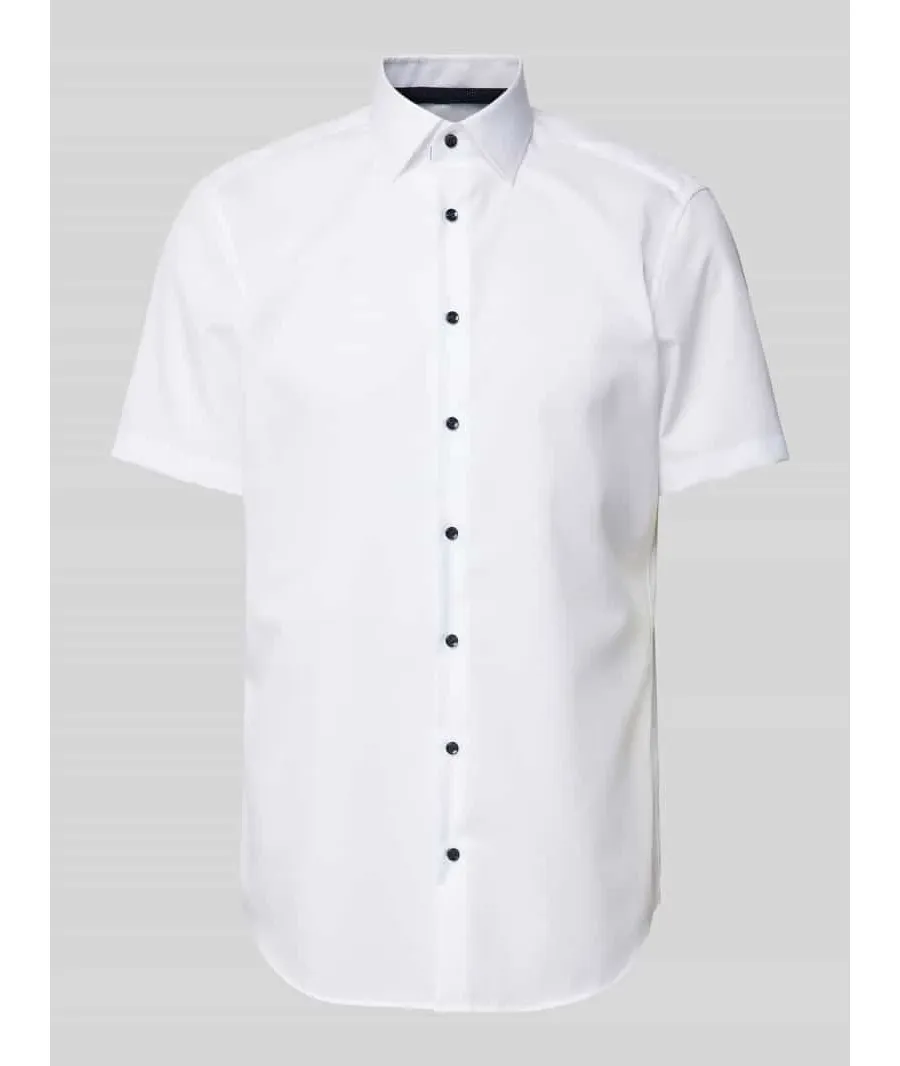 obrazek 1 Koszula biznesowa o kroju regular fit w jednolitym kolorze