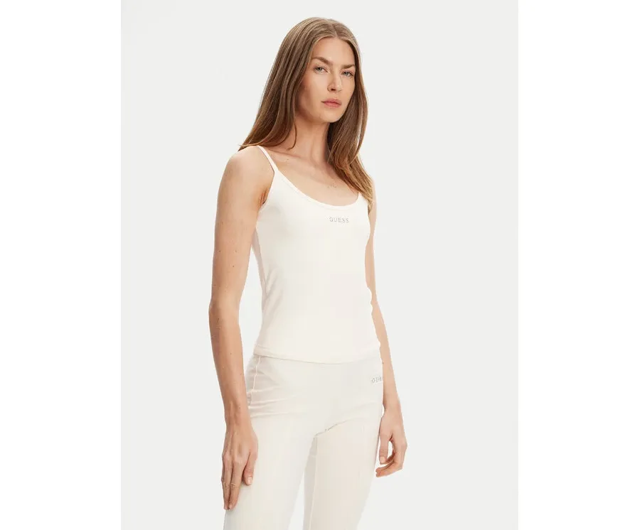 obrazek 1 Guess Top V5RP09 KCD02 Écru Regular Fit